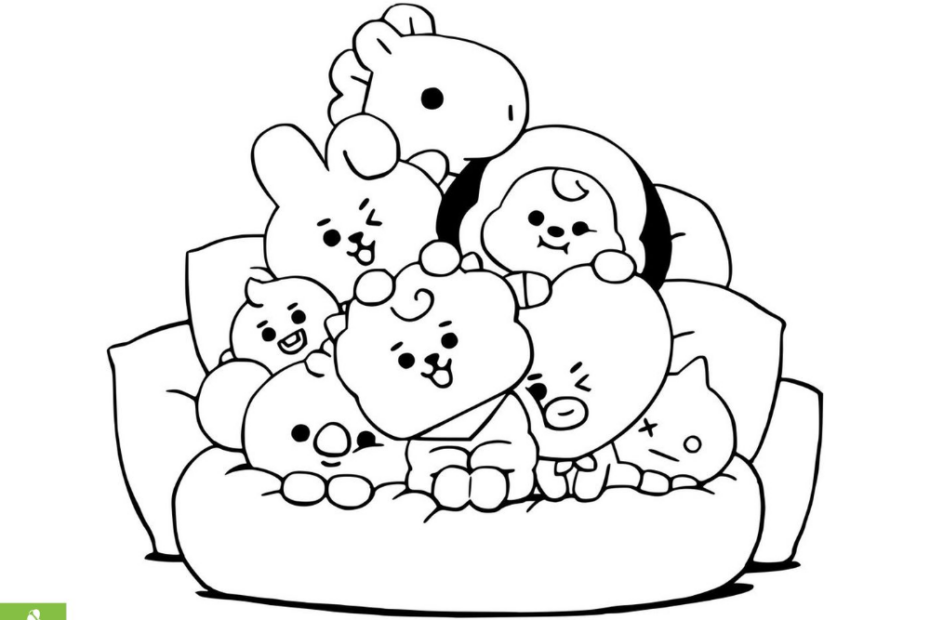 Tranh Tô Màu Bt21 Cho Bé - Tổng Hợp Hàng Ngàn Hình Tô Màu Đẹp - Jadiny |  Gấu Koala, Alpacas, Koalas