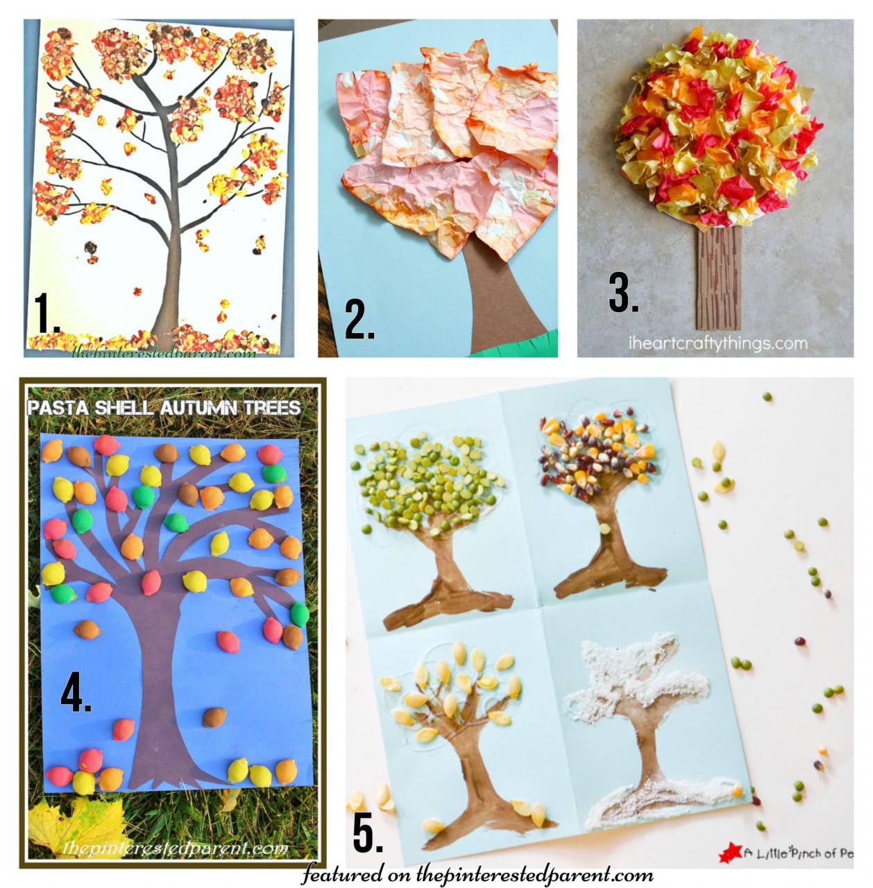 20 Fall Tree Arts & Crafts Ideas For Kids – The Pinterested Parent