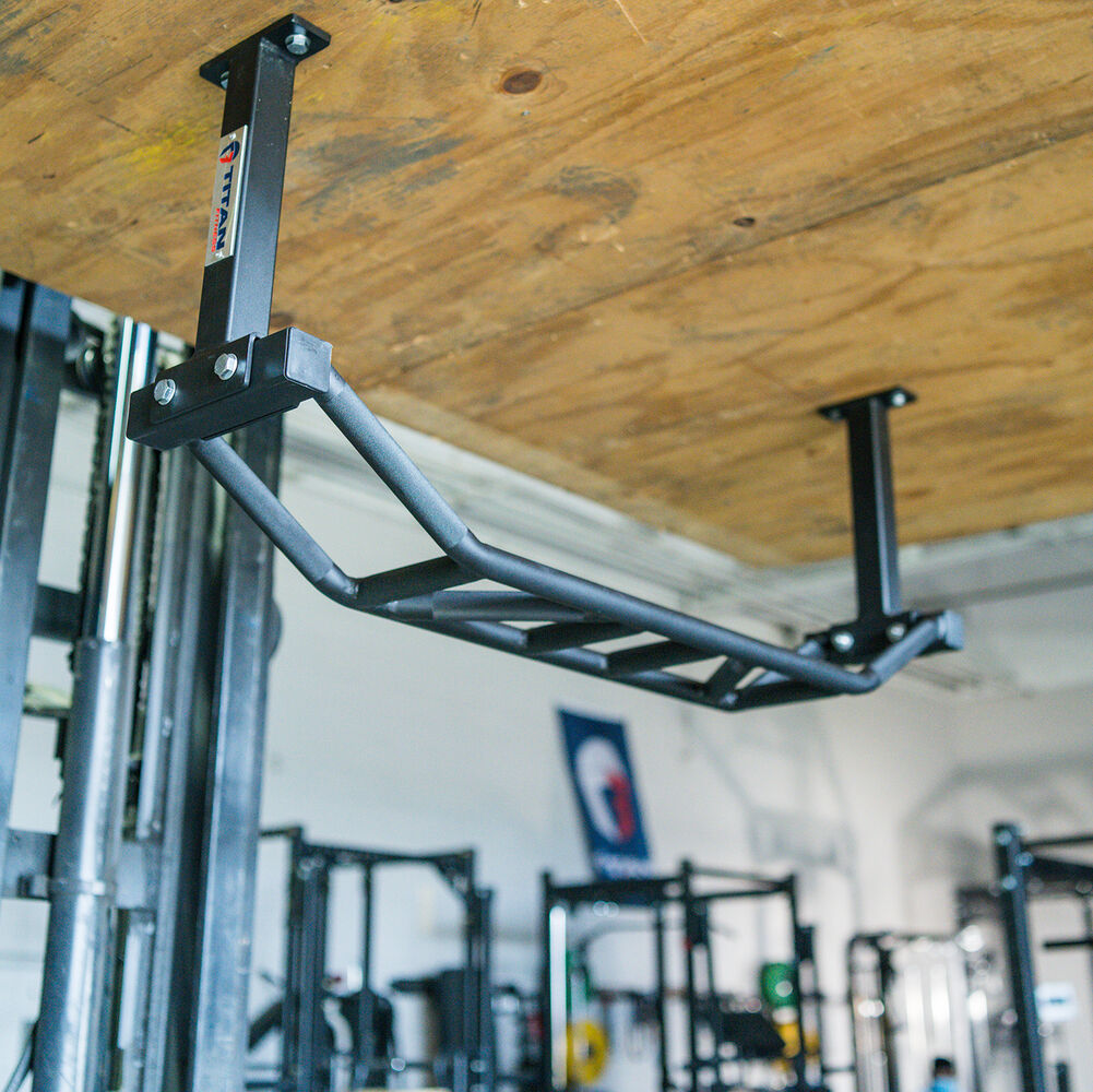 Ceiling Mounted Multi-Grip Pull-Up Bar | Titan Fitness