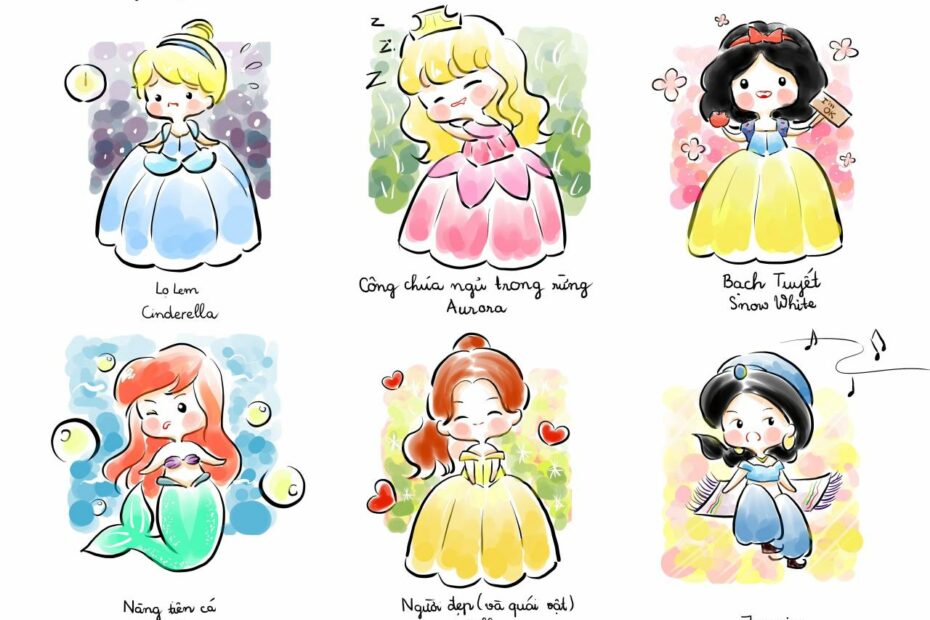 How To Draw Disney Princess Chibi ( Chibi Tutorial ) Part 1 | Chibi Disney,  Disney Princess Drawings, Disney Drawings