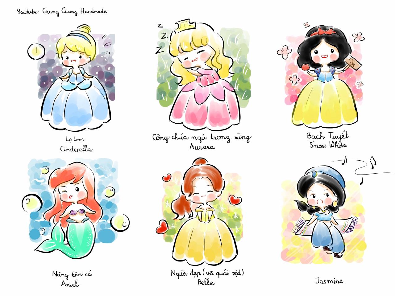 How To Draw Disney Princess Chibi ( Chibi Tutorial ) Part 1 | Chibi Disney,  Disney Princess Drawings, Disney Drawings