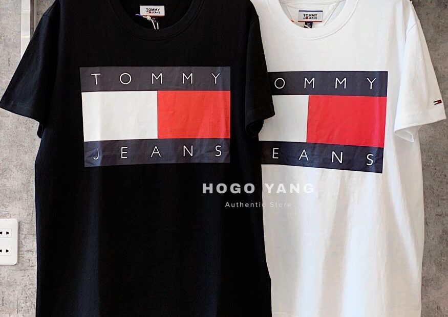 Tommy Jean Flag T-Shirt Black | Hogo Yang Store