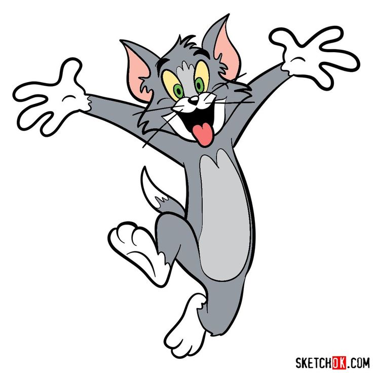 How To Draw Happy Tom | Tom And Jerry Drawing, Tom And Jerry Wallpapers, Tom  And Jerry Cartoon