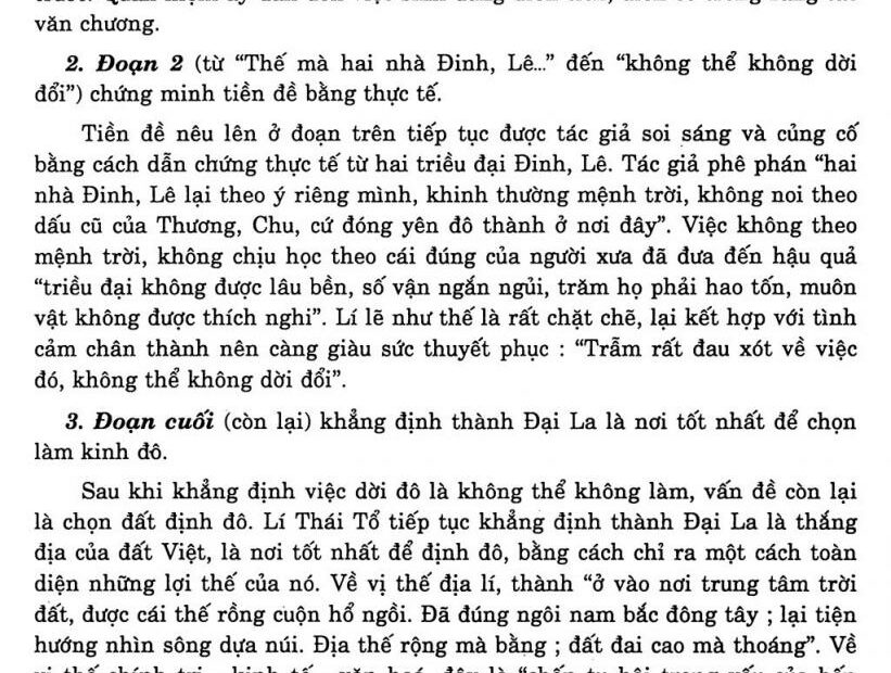 Soạn Bài Chiếu Dời Đô (Thiên Đô Chiếu)