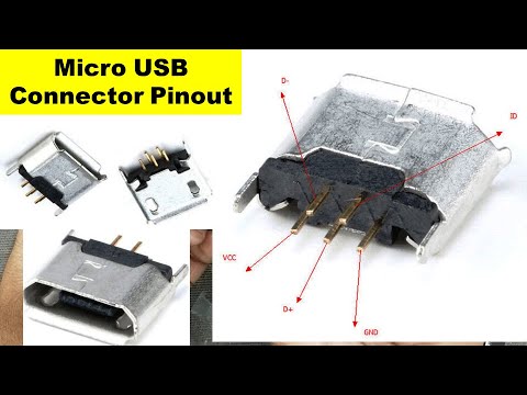 817} Micro Usb Type B Connector Dip 5 Pin Socket Pinout - Youtube