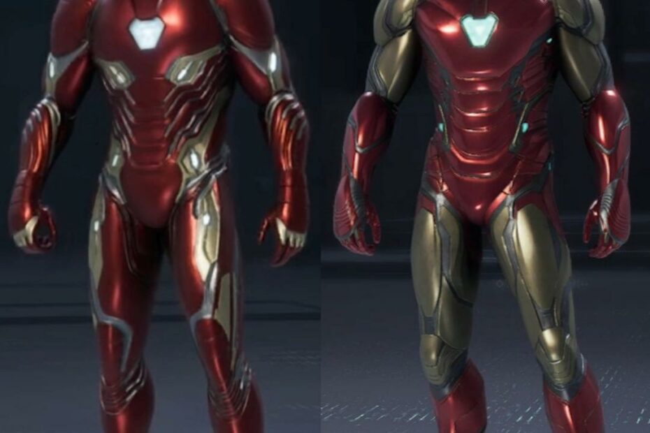 Which Nanotech Suit From The Mcu Looks Better? The Mark 50 Or The Mark 85?  (Images Taken From The Avengers Game.) : R/Ironman