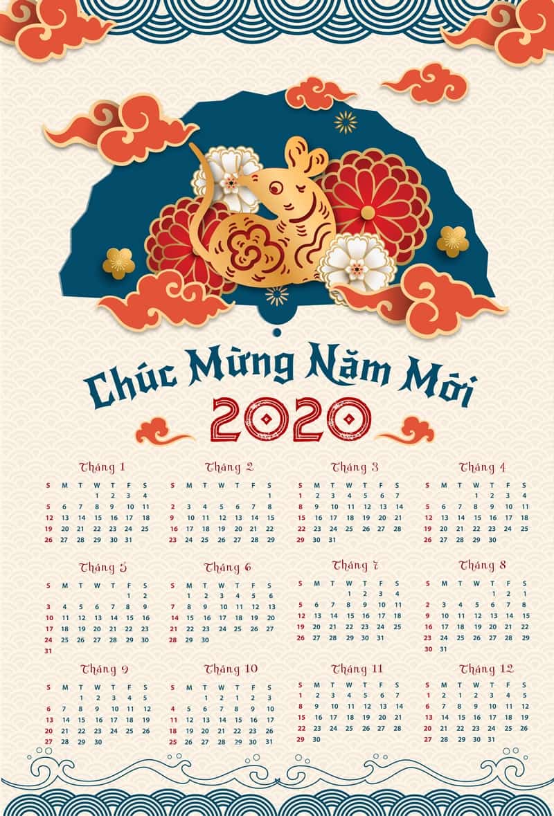 27+ Mẫu Lịch Treo Tường Đẹp Cho Xuân Tân Sửu 2021 -Sagogifts