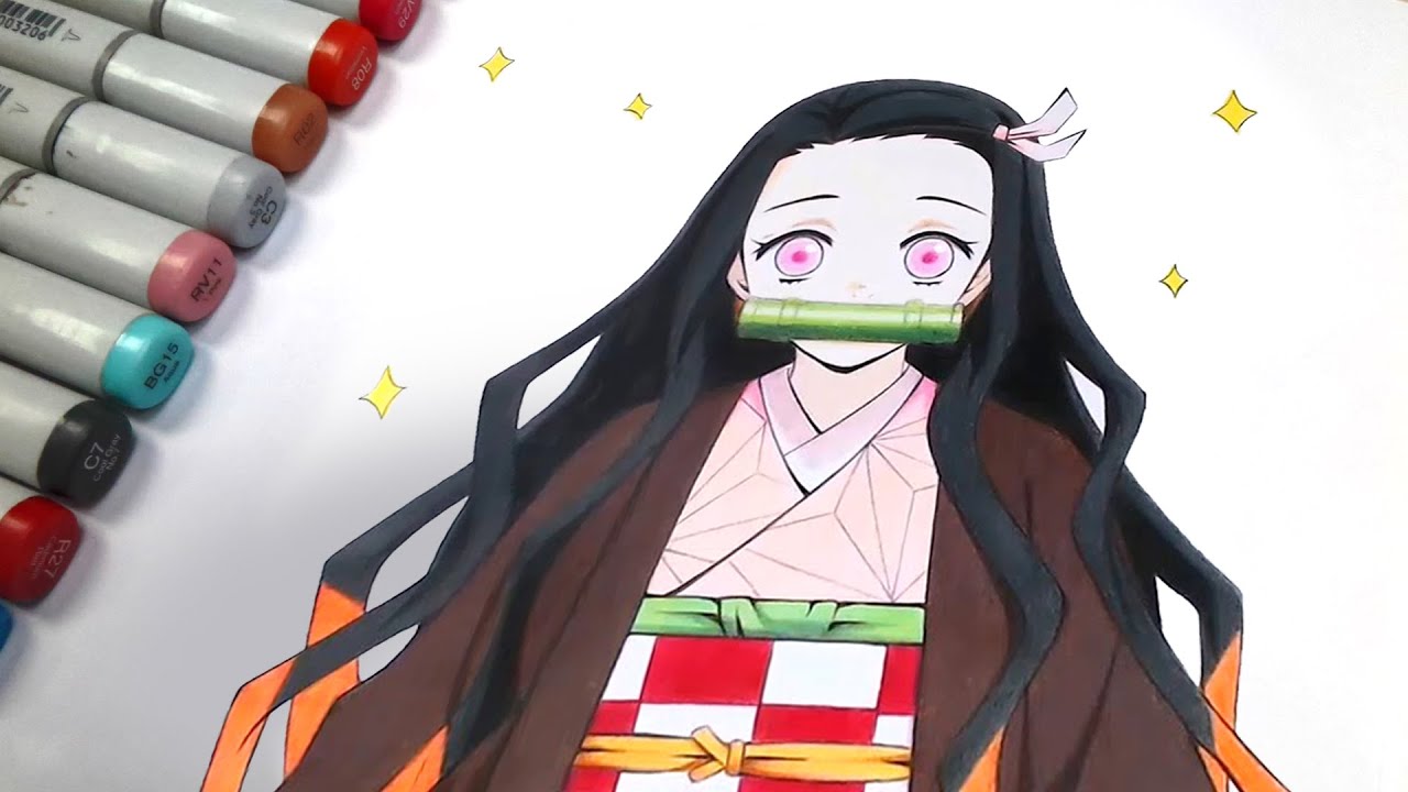 How To Draw Nezuko | Hướng Dẫn Vẽ Nezuko Đơn Giản - Youtube