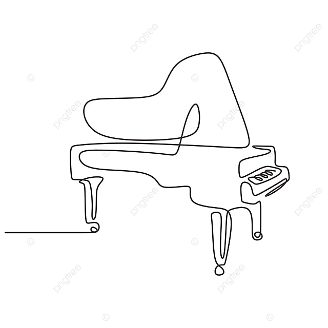 Hình Ảnh Piano Một Dòng Vẽ Liên Tục Một Tay Vẽ Lineart Của Nhạc Cụ Cổ Điển  Thiết Kế Tối Giản Png , Cái Đàn Piano, Âm Nhạc, Âm Nhạc Png Và