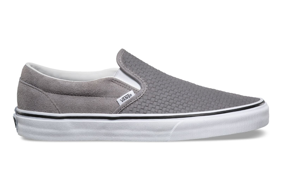 Vans Việt Nam - Vans Embossed Suede Slip-On Frost Gray Vn0A38F7U7F