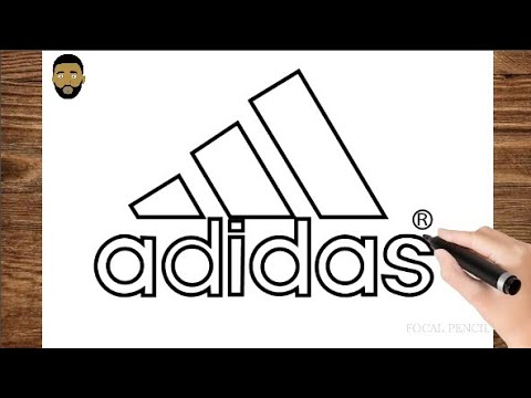 How To Draw Adidas logo |