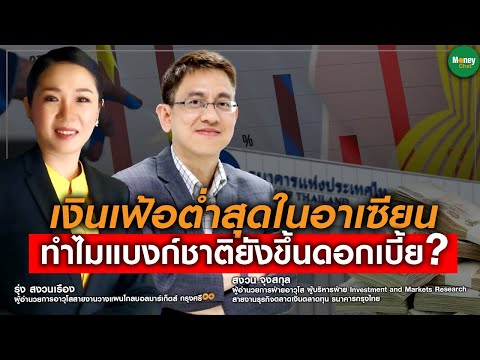 เงินเฟ้อต่ำสุดในอาเซียนทำไมแบงก์ชาติยังขึ้นดอกเบี้ย? Money Chat Thailand