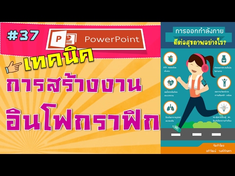 การทำ Infographic ด้วยโปรแกรม PowerPoint