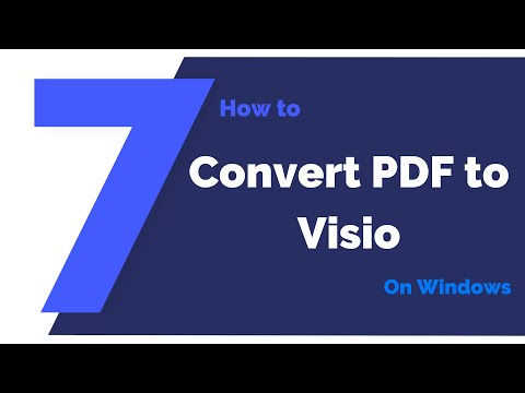 How to Convert PDF to Visio on Windows | PDFelement 7