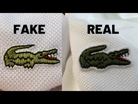 Fake vs Real Lacoste T shirt / How To Spot Fake Lacoste T shirt