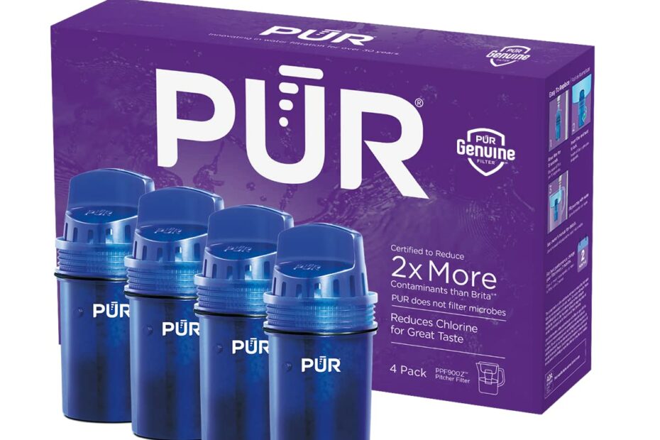 Amazon.Com: Pur Water Pitcher Replacement Filter (Pack Of 4), Blue –  Compatible With All Pur Pitcher And Dispenser Filtration Systems, Ppf900Z:  Home & Kitchen