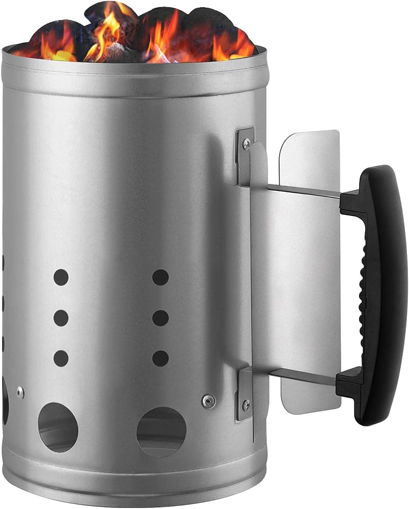 Amazon.Com : Charcoal Chimney Starter Bbq Grill Lighter Barbecue Fire  Starter Grilling For Bbq Charcoal Grill Briquette Coal Fire Starter Chimney  For Grills Outdoor Cooking Charcoal Can Accessories : Patio, Lawn &