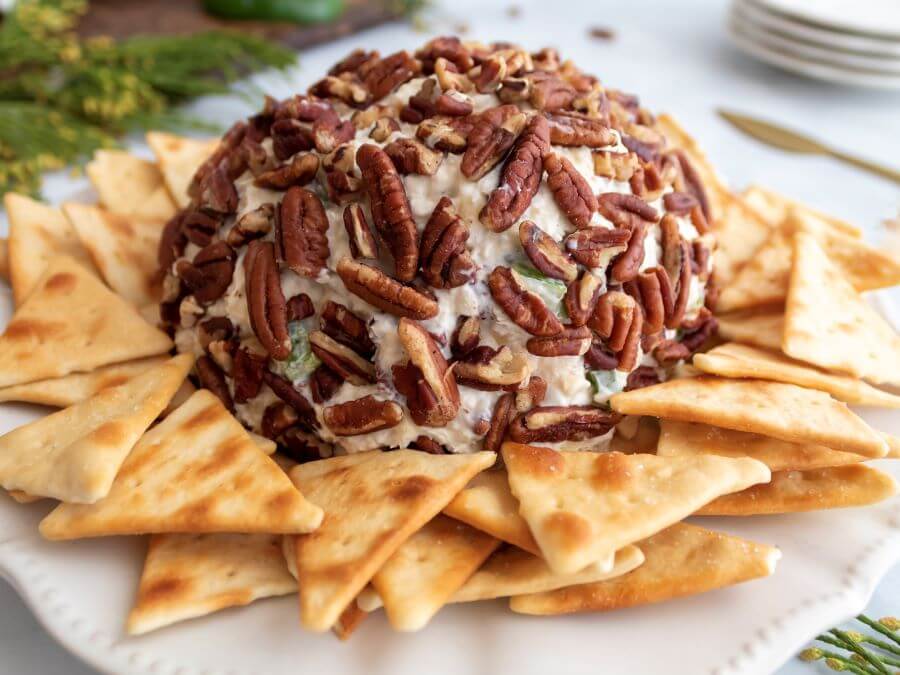 The Best Holiday Hawaiian Cheese Ball - Midwest Life And Style Blog