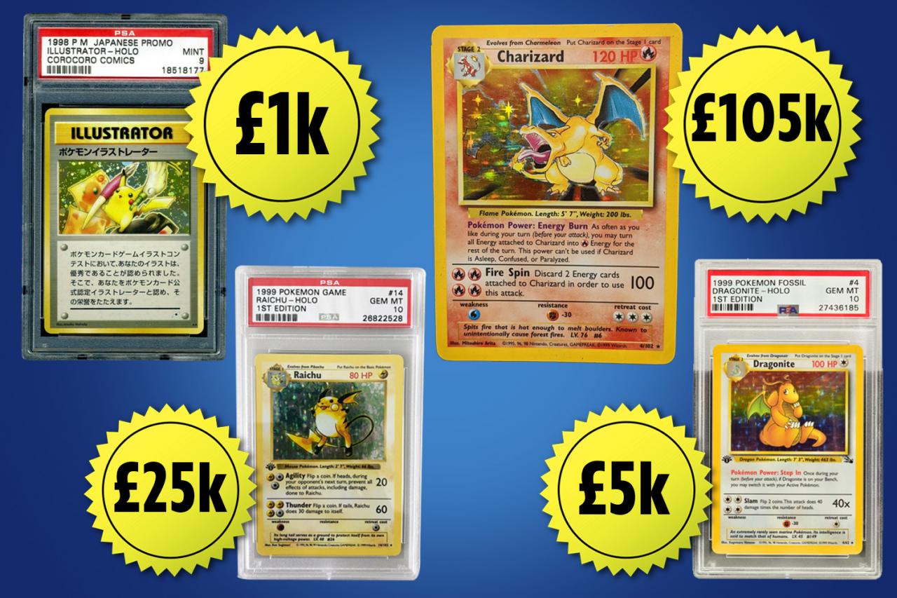 Most Valuable Pokemon Cards Worth Up To £105,000 - Do You Have One Worth A  Small Fortune? | The Sun