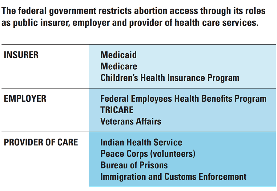 In Real Life: Federal Restrictions On Abortion Coverage And The Women They  Impact | Guttmacher Institute