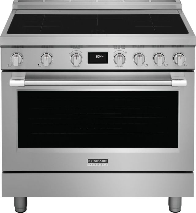 Frigidaire Professional® 36'' Smudge-Proof® Stainless Steel Freestanding  Induction Range | East Coast Appliance | Chesapeake, Norfolk & Virginia  Beach