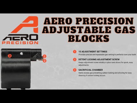 Aero Precision Adjustable Gas Blocks - Youtube