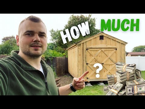 My Amish Built Shed (How Much DO YOU think it COST ?)