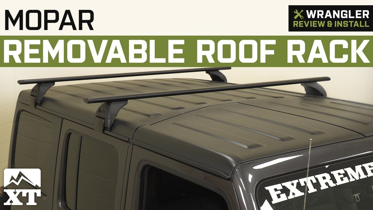 Jeep Wrangler Jl Mopar Removable Roof Rack (2018) Review & Install - Youtube