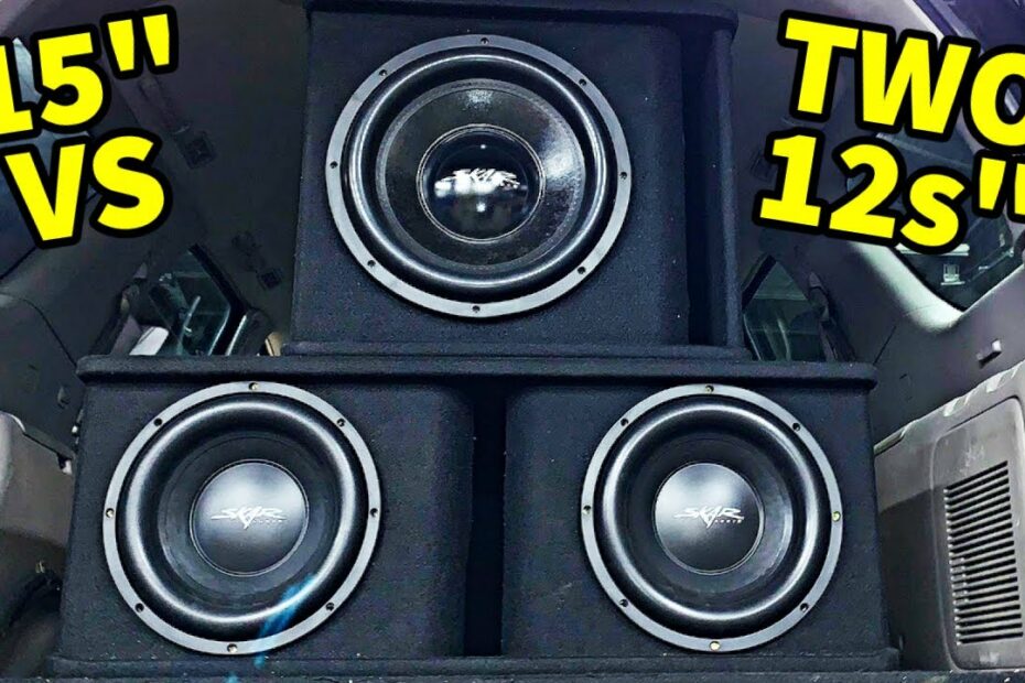 One 15 Vs Two 12 Subwoofers | Myth Busted - Youtube