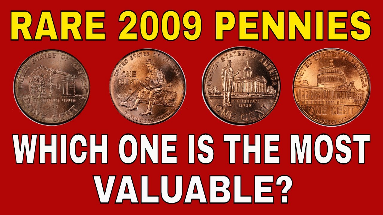 Rare 2009 Penny Coins Worth Money! Valuable 2009 Pennies To Look For! -  Youtube