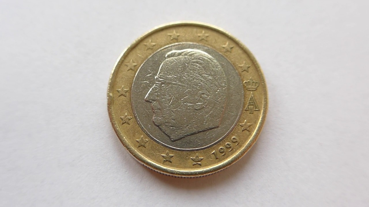 1 Euro Coin :: Belgium 1999 - Youtube