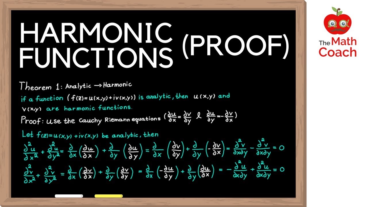 Harmonic Functions | A Quick Proof | Complex Analysis #4 - Youtube