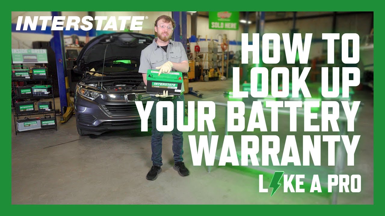 How To Look Up Your Battery Warranty - Youtube