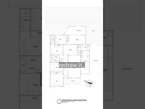 Drawing floor plans - the different stages