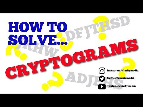 How to Solve Cryptogram Puzzles