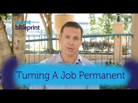 How To Turn Your Contract Job Permanent