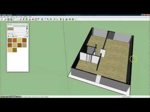 Plattegrond 3d maken met SketchUp