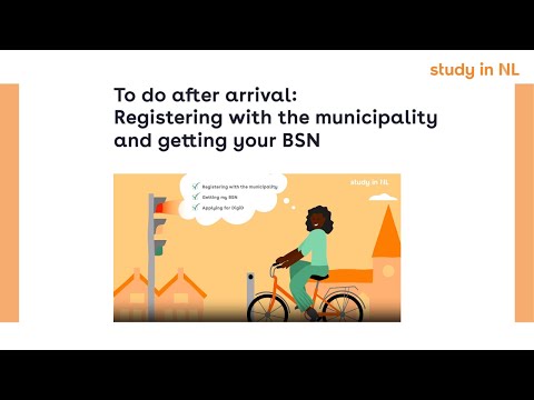 Registering with the municipality and getting your BSN | Study in NL