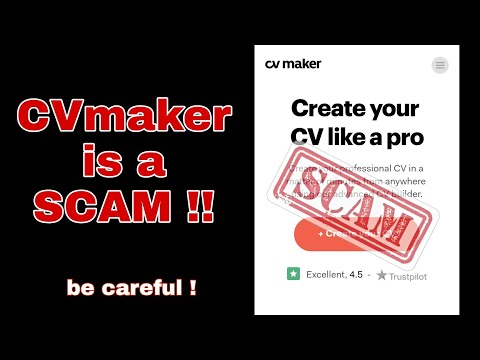 Explaining how CVmaker is a Scam !!