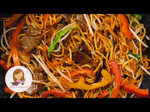 Beef Steak Chow Mein | Beef Stir-Fry Noodle