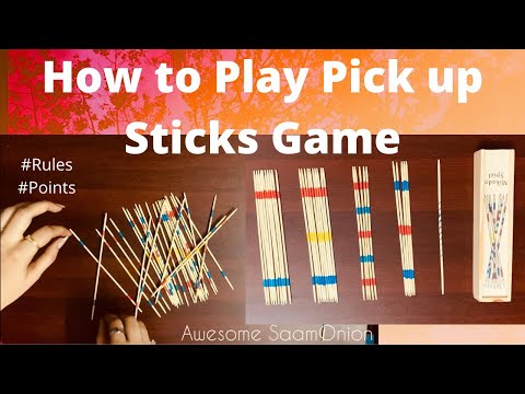 mikado spiel game how to play | pick up stick rules | Awesome Saamonion