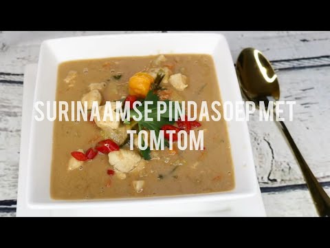 Surinaamse Pindasoep recept met Tomtom balletjes // Love, CJ