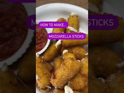 How to Make Mozzarella Sticks #Shorts