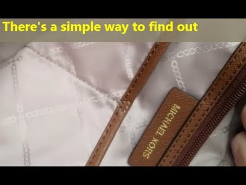 How to spot original Michael Kors bags' manufacture date