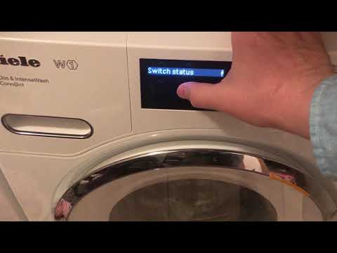 Miele W1 - Enter Service Menu