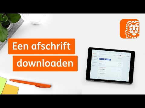 Een afschrift downloaden | Digitaal Bankieren: Hoe werkt dat? | ING