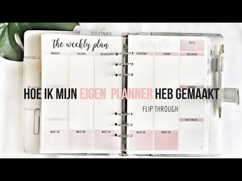 DIY Eigen agenda maken/ samenstellen. Hoe heb ik dit aangepakt?  | Felia Goovaerts