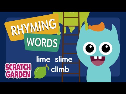 Rhyming Words | Monsters Learn English | Scratch Garden